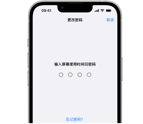 福鼎iPhone屏幕维修分享iPhone屏幕使用时间密码忘记了怎么办 