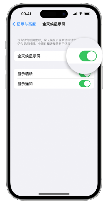 福鼎苹果14维修店分享如何自定义 iPhone 14 Pro 常亮显示屏 