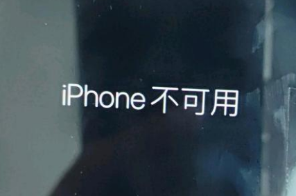 福鼎苹果服务网点分享锁屏界面显示“iPhone 不可用”如何解决 