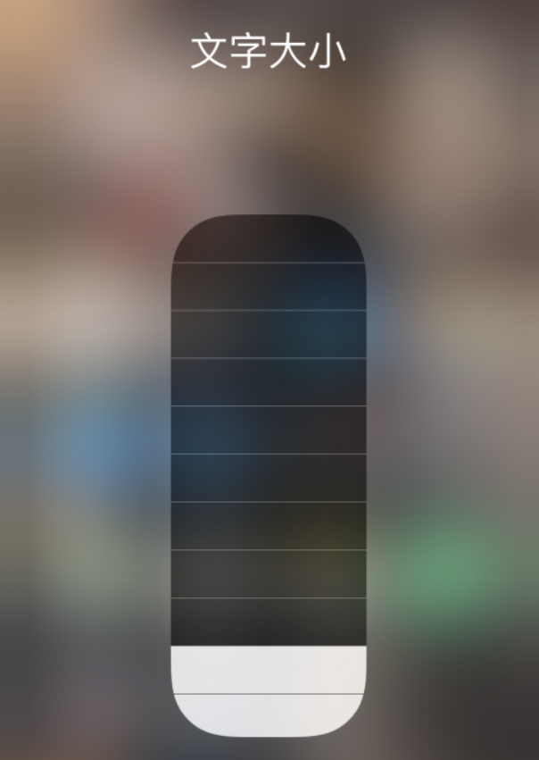 福鼎苹果手机维修分享小技巧：在 iPhone 控制中心快速调节字体大小 